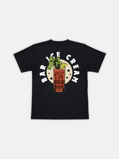 V8 BLOODY MARY TSHIRT kaos bartender hitam tshirt bartender hitam